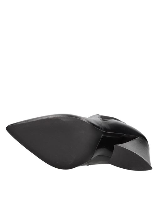 Tronchetti  beatles in pelle ALBANO | 2583 VIT.NERO